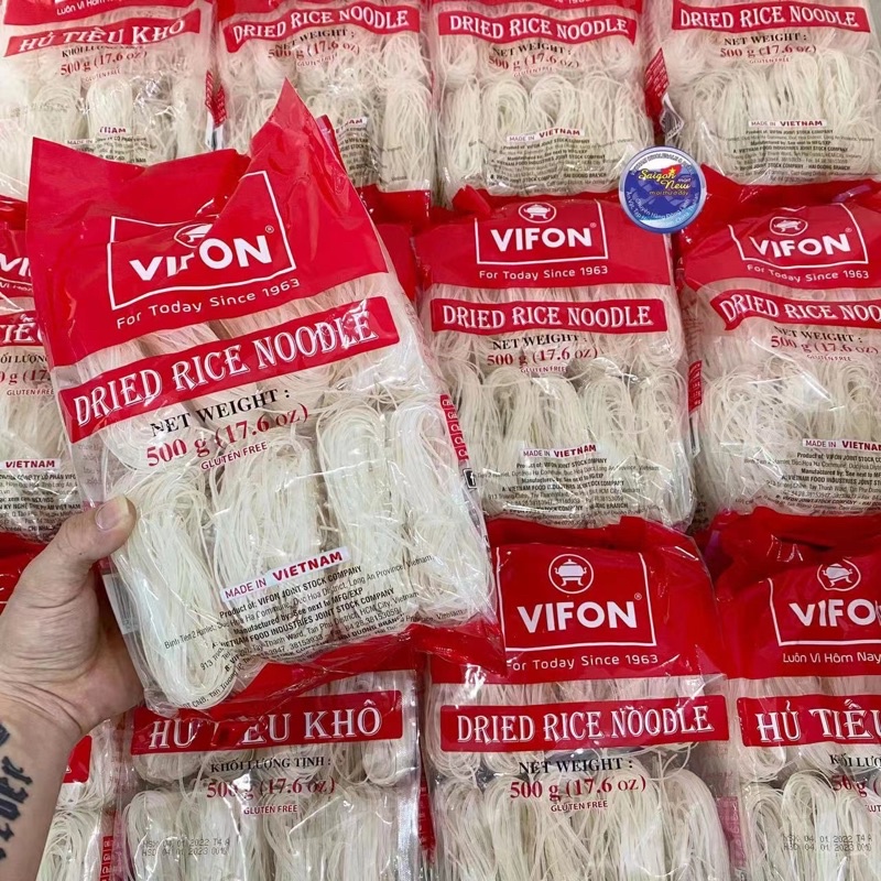 Hu Tieu Kho Vifon Dried Rice Noodle 500gr Shopee Malaysia