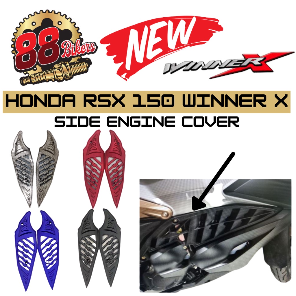 HONDA RSX 150 WINNER X RS X RSX150 SIDE ENGINE COVER PLASTIC Shopee