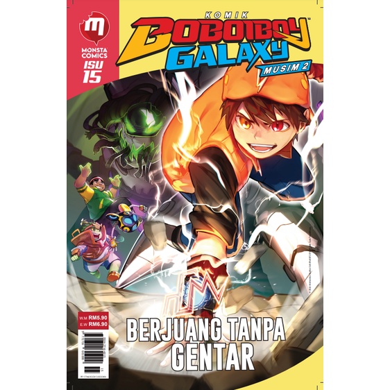 KK ANIMONSTA STUDIOS Monsta Comic Komik BoBoiBoy Galaxy Musim 2 Isu