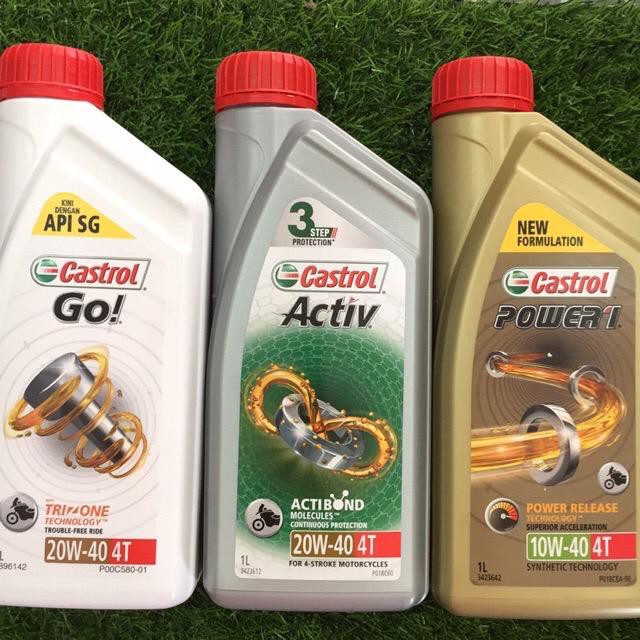 T Castrol Go Activ Poewr Power Cruise Litre Api Sl