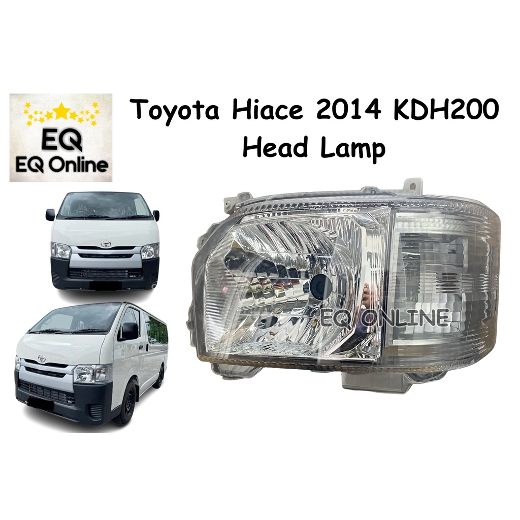 Toyota Hiace Kdh Head Lamp Taiwan L R Lampu Depan Lampu