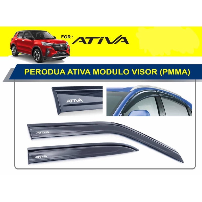 Perodua Ativa Toyota Raize 2021 2022 2023 PMMA Injection Side Sun Door