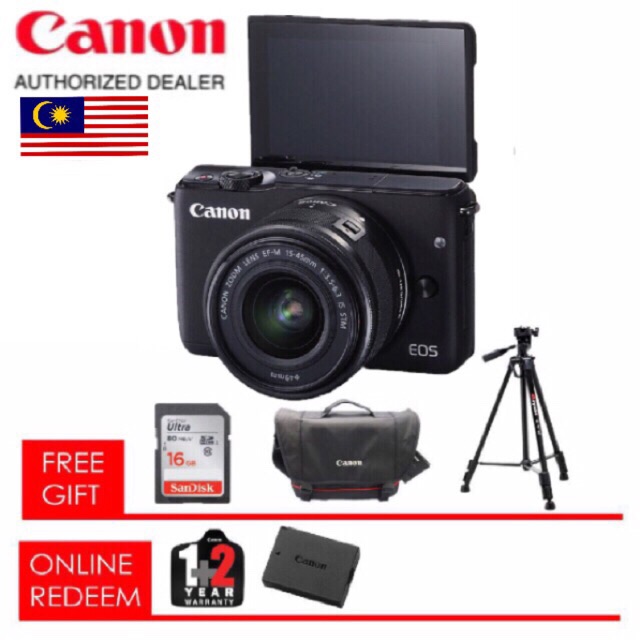 Canon Eos M Kit Mm Is Stm Original Set Mirrorless System