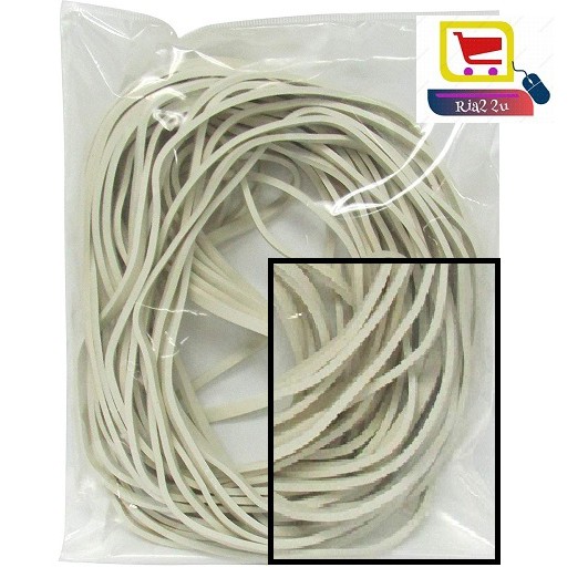 Rubber Band Diameter Inch White Getah Gelang Inci Putih Getah