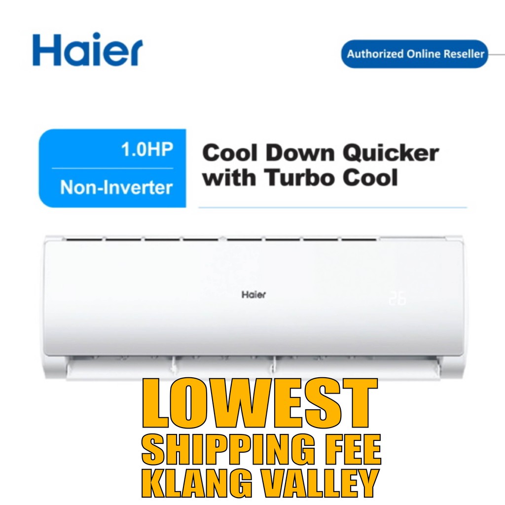 Haier 1 0HP Turbo Cool Non Inverter HSU 09LTA17 Shopee Malaysia