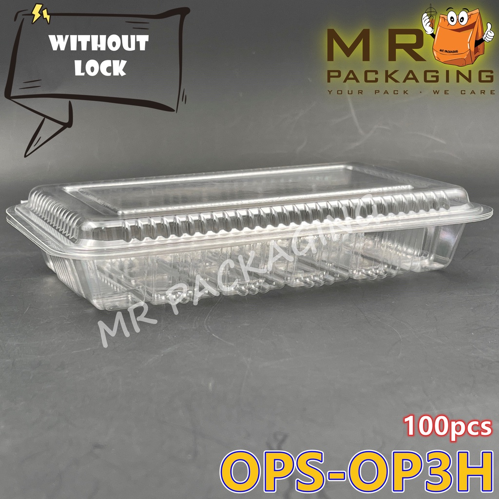 Ops Op H Go H Benxon Plastic Tray Pcs Bakery Disposable