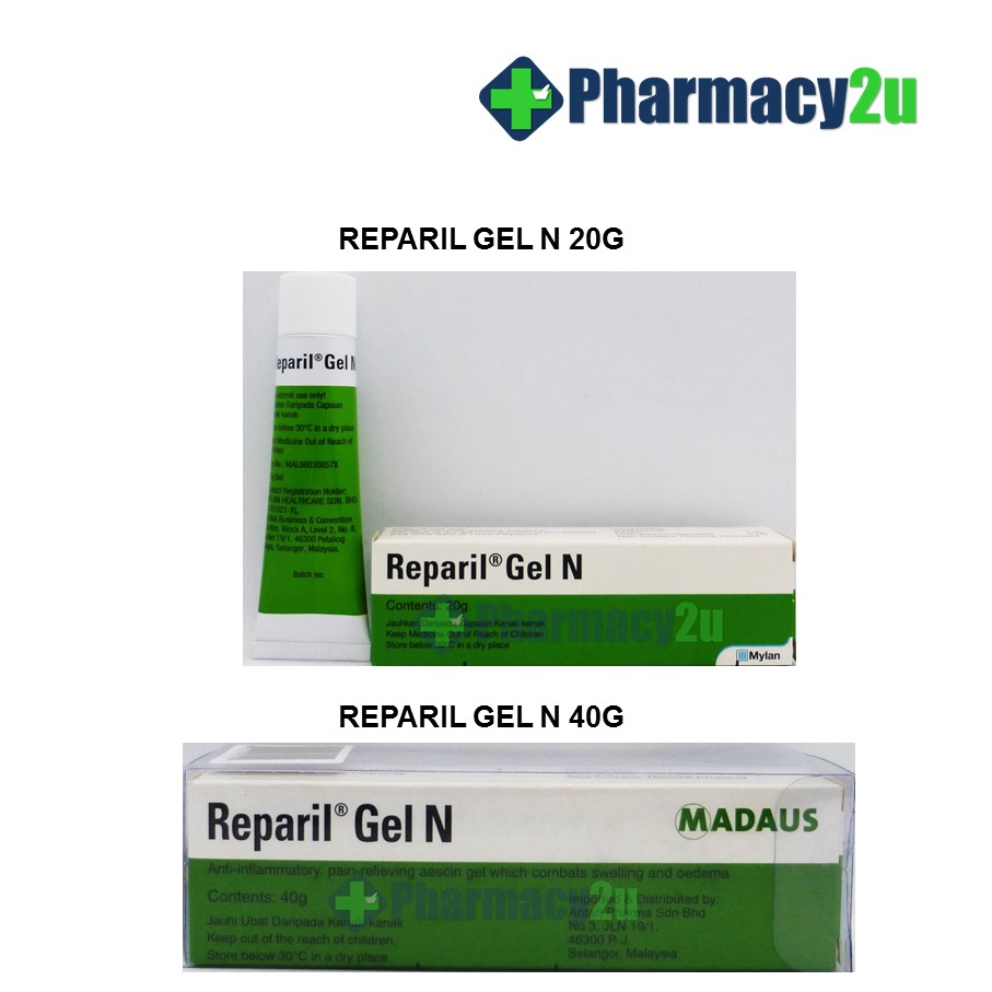 MADAUS REPARIL GEL N 20G 40G ANTI INFLAMMATORY PAIN RELIEVING FOR