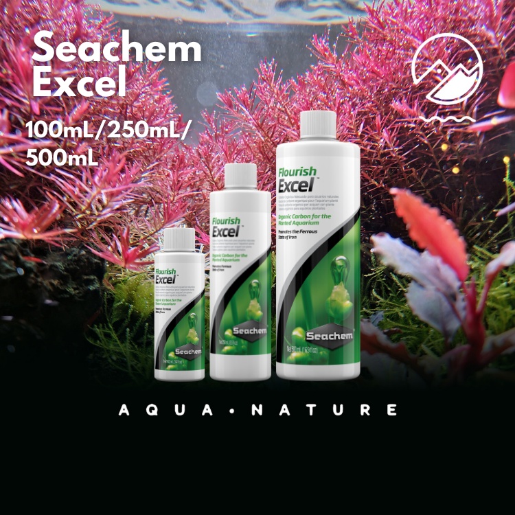 Seachem Flourish Excel 100mL 250mL 500mL Bioavailable Organic