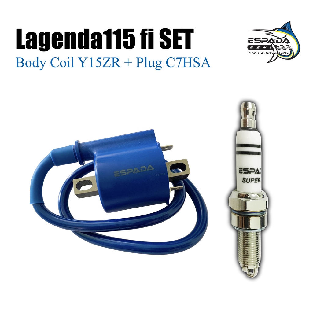 Espada Body Coil Racing Plug Set Lc 135 Y15zr Lagenda Honda Rs150