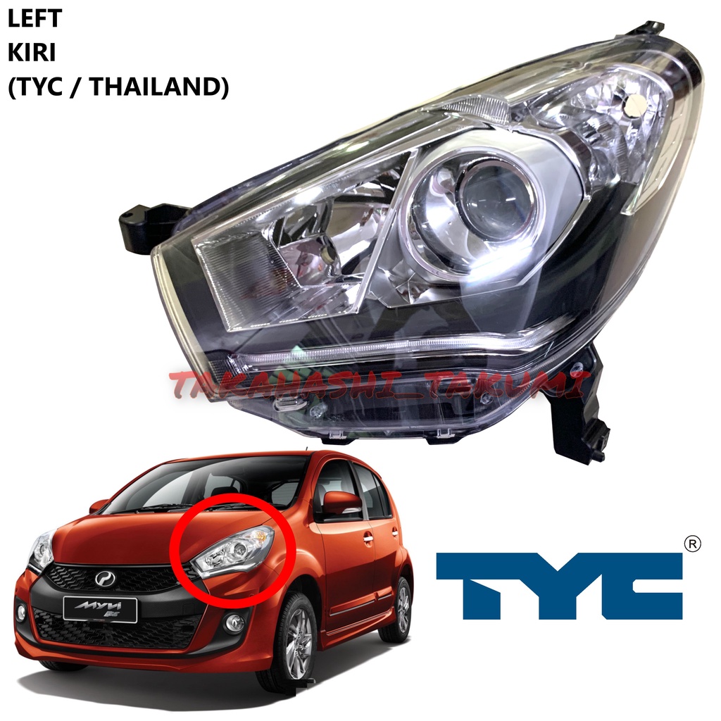 Tyc Perodua Myvi Lagi Best Icon Se Advance Front Left Kiri Head