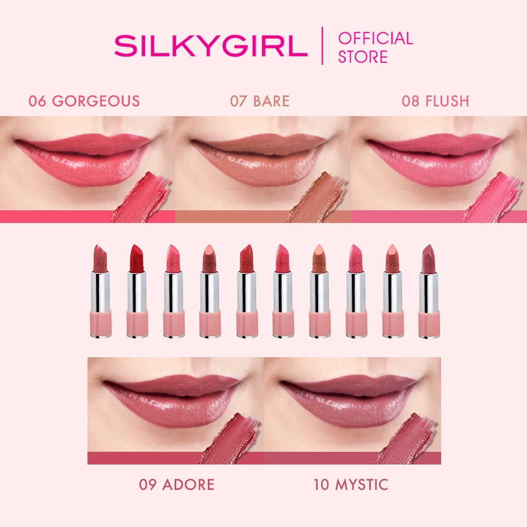 Silkygirl Moisture Rich Lipcolor Shopee Malaysia