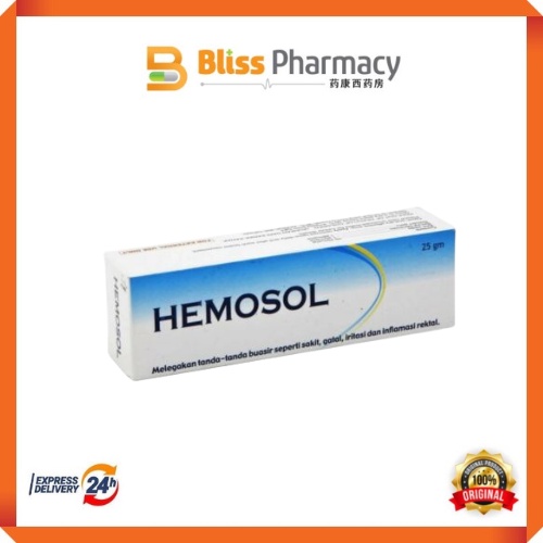 Ubat Buasir Hemosol Ointment G Suppositories S Shopee Malaysia