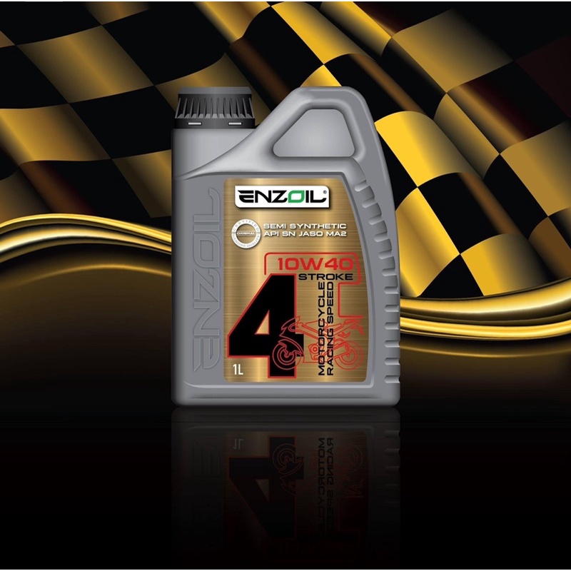 Enzoil T W Api Sn Jaso Ma Motorcycle Semi Synthetic Engine Oil