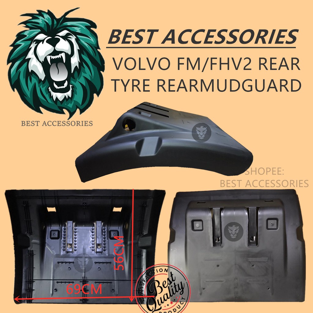 VOLVO FM FH V2 REAR TYRE REAR MUDGUARD HIGH QUALITIES Shopee Malaysia