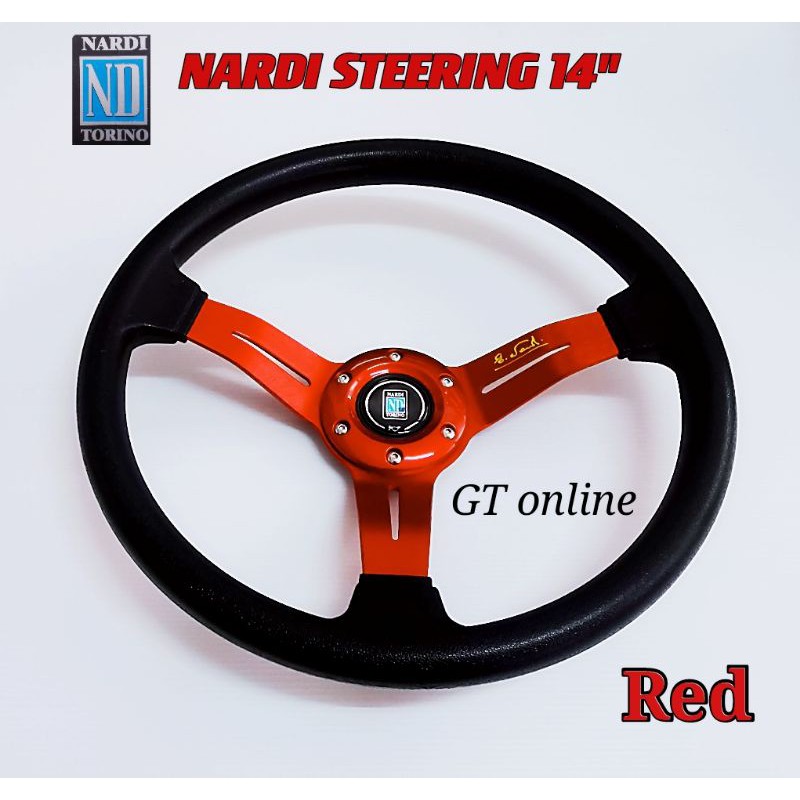 NARDI TITANIUM STYLE STEERING WHEEL LEATHER BERKUALITI Shopee Malaysia