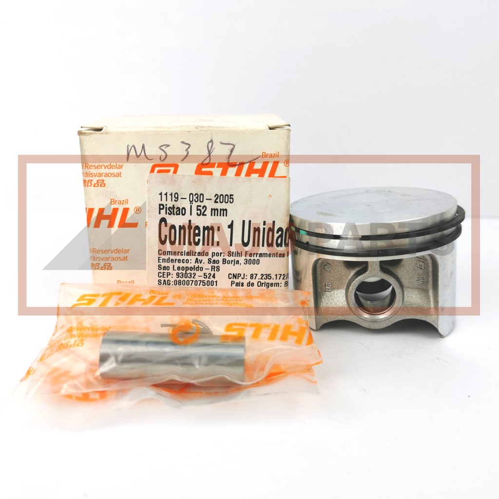 Original STIHL MS382 Piston Ring Set 52MM Shopee Malaysia