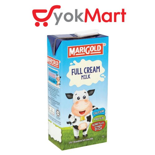 Marigold Uht Full Cream Milk Susu Penuh Krim L Halal Shopee