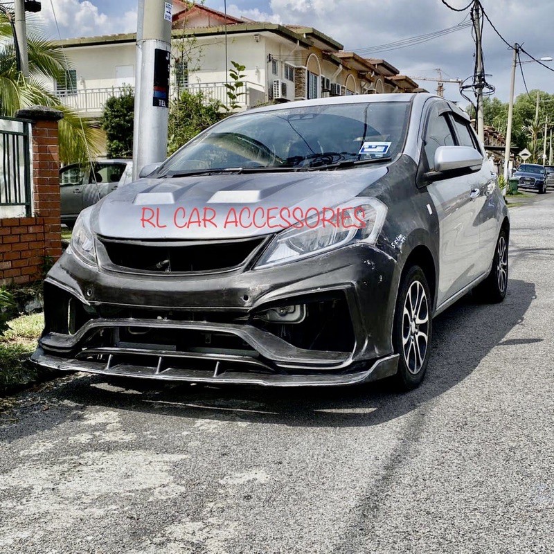 Perodua Myvi 2018 2019 2020 AMG Bodykit Body Kit Front Rear Bumper Lip