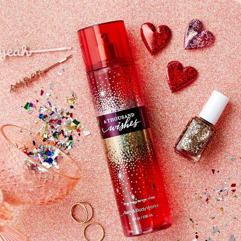 Bath Body Works A Thousand Wishes Fine Fragrance Mist Ml Shopee