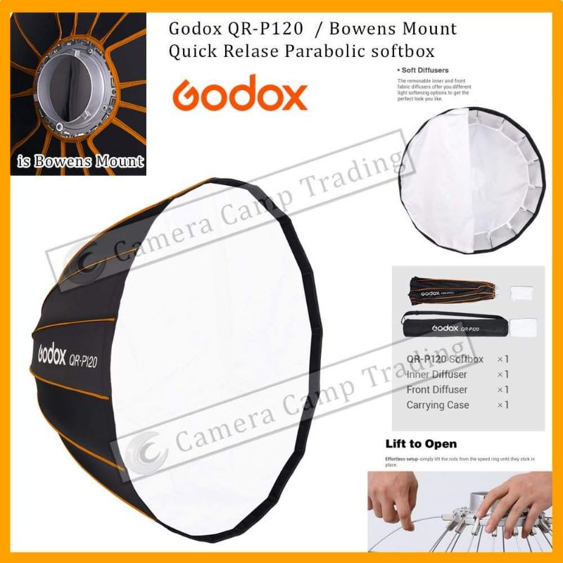 Godox Qr P Qr P Qr P Quick Release Parabolic Softbox Bowens