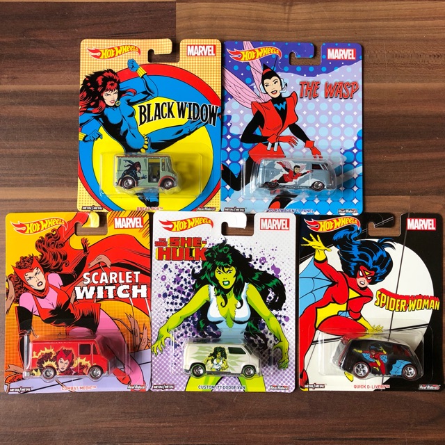 Hot Wheels Marvel Woman Pop Culture Set 5pcs Shopee Malaysia