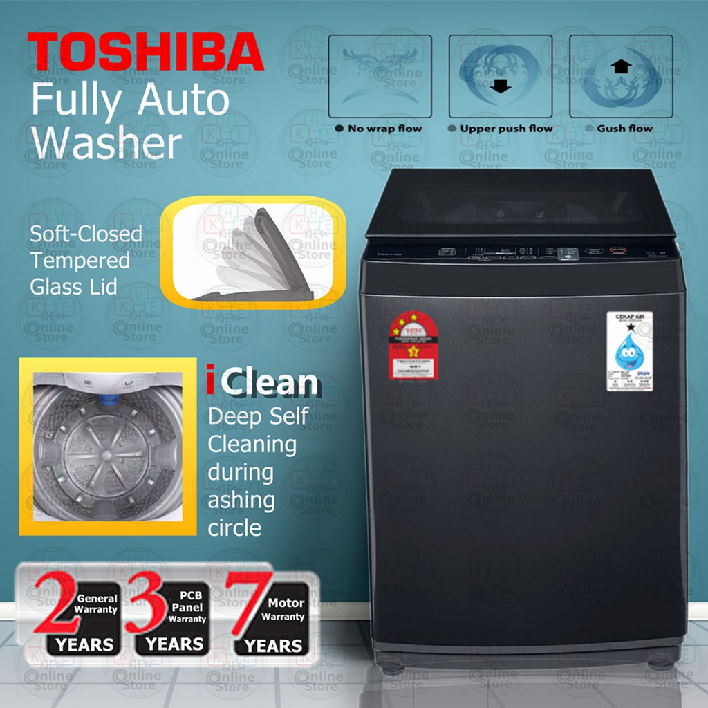 Toshiba Kg Fully Auto Washing Machine With Greatwaves Aw J Am