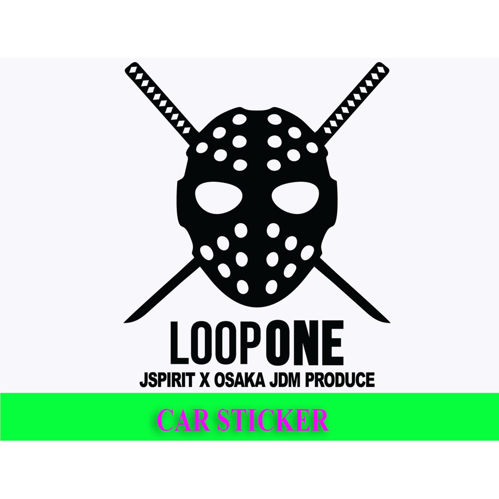 Kanjo Loop One Osaka Jdm Japanese Car Stickers Honda Primo Civic Accord