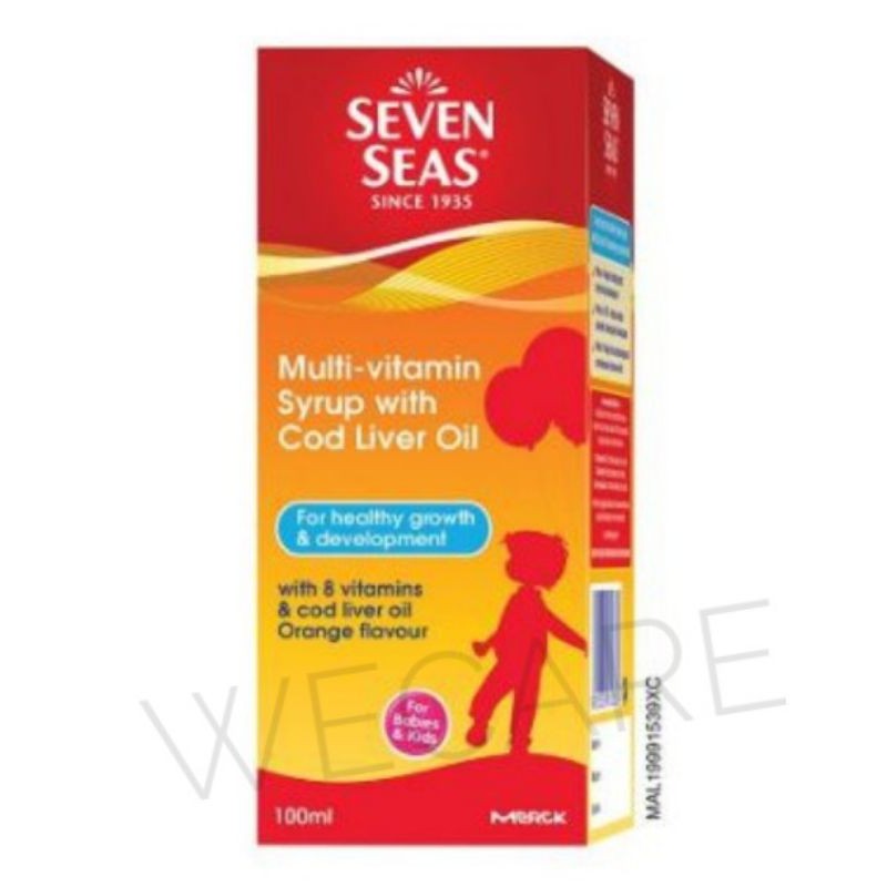 Seven Seas Multi Vitamin Syrup With Cod Liver Oil Shopee Malaysia