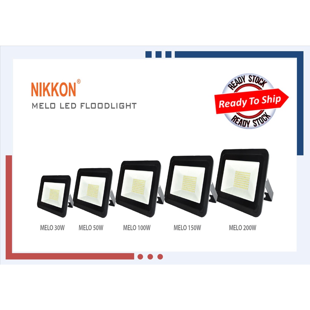 Nikkon Melo Led Floodlight W W W K Daylight K