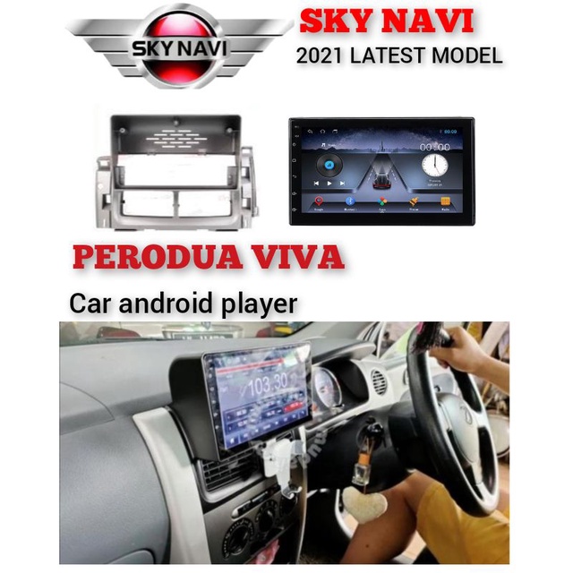 PERODUA VIVA SKY NAVI CAR ANDROID PLAYER Shopee Malaysia