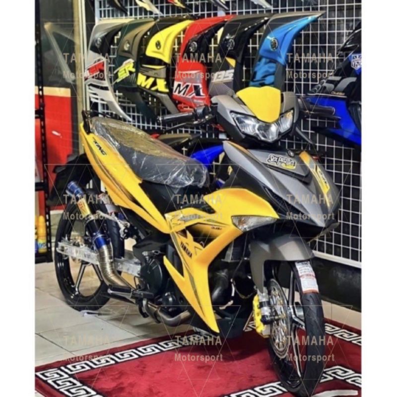 Yamaha Y Y Zr V V Mx King Yellow Grey Cover Set Free Emblem