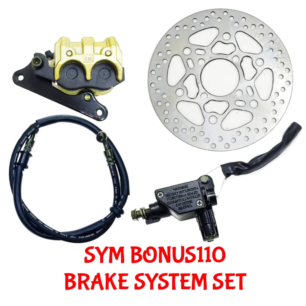 SYM BONUS110 BONUS 110 Front Disc Brake Pump Set FULL SET WITH DISC