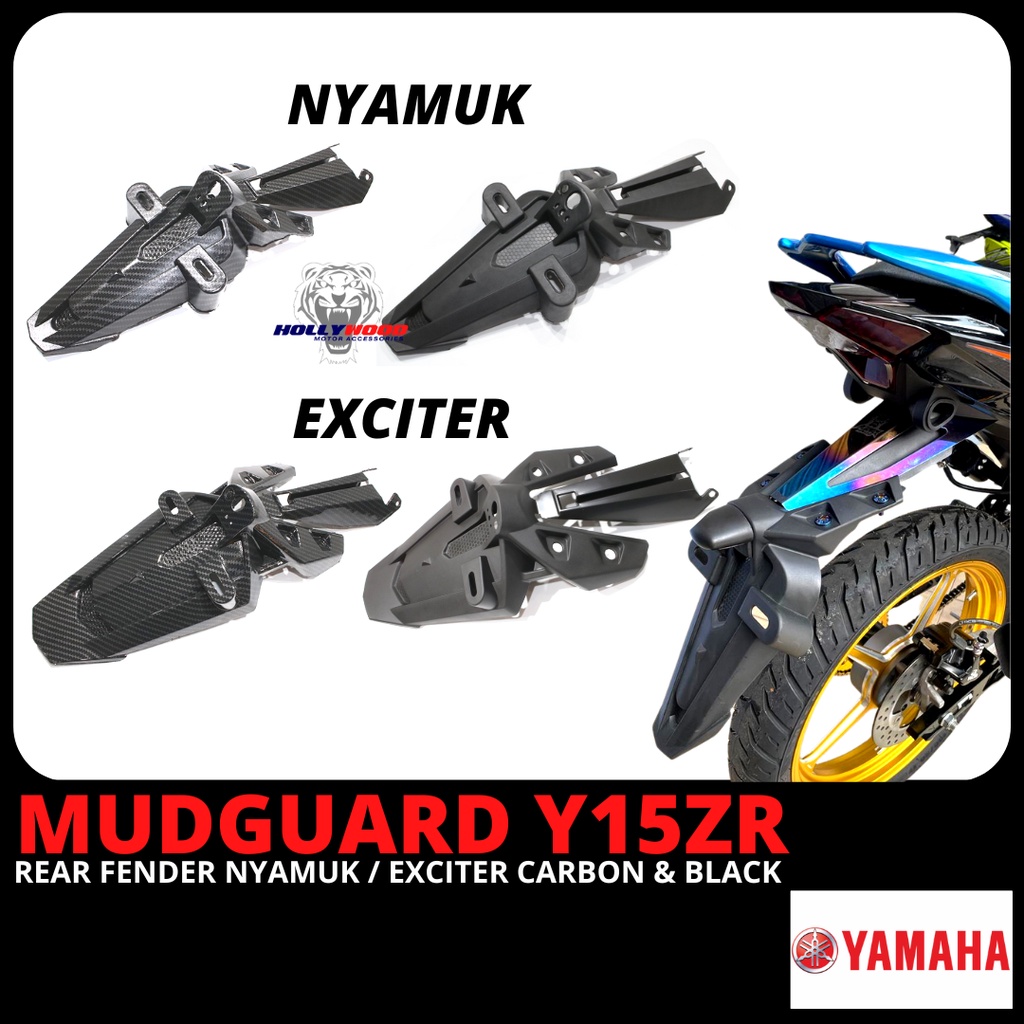 Yamaha Y Zr Mudguard Belakang Ekor Nyamuk Rear Fender Exciter Magat