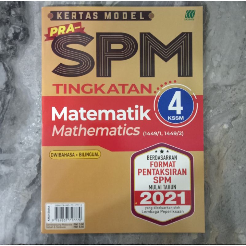 Kertas Model Pra Spm Tingkatan Matematik Shopee Malaysia