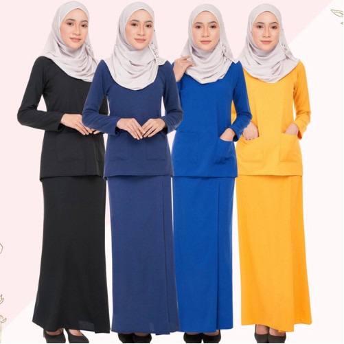 Baju Kurung Kedah Kosong Ada Pocket Shopee Malaysia