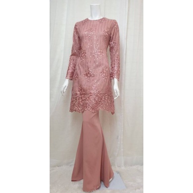 Sarah Kurung Modern Baju Nikah Bertunang Exclusive Lace Shopee Malaysia