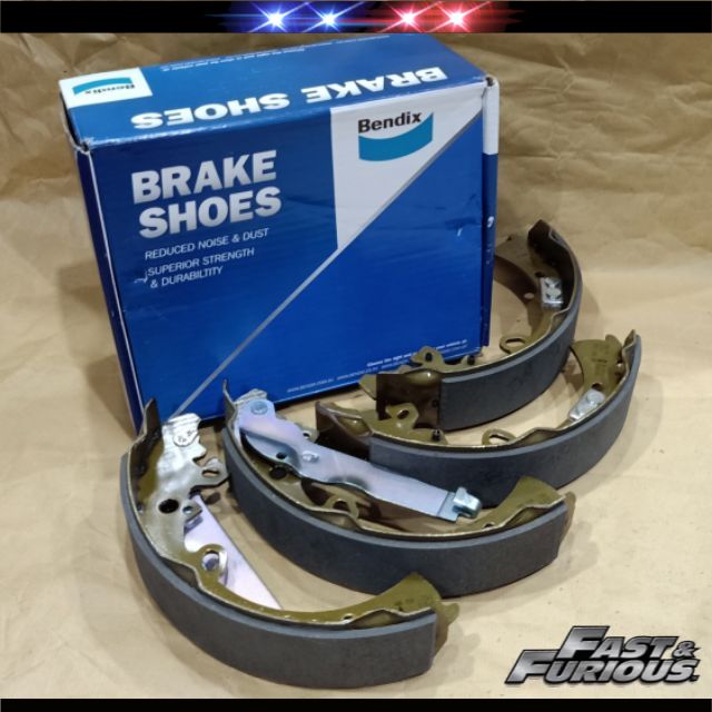 BENDIX BRAKE SHOE REAR TOYOTA HILUX VIGO REVO KUN25 KUN26 GUN125