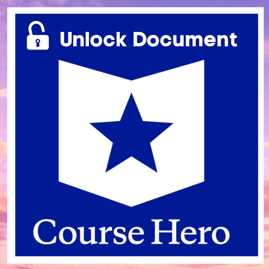 Course Hero Bartleby Scribd Unlock Document Unlock Answer Unblur Answer