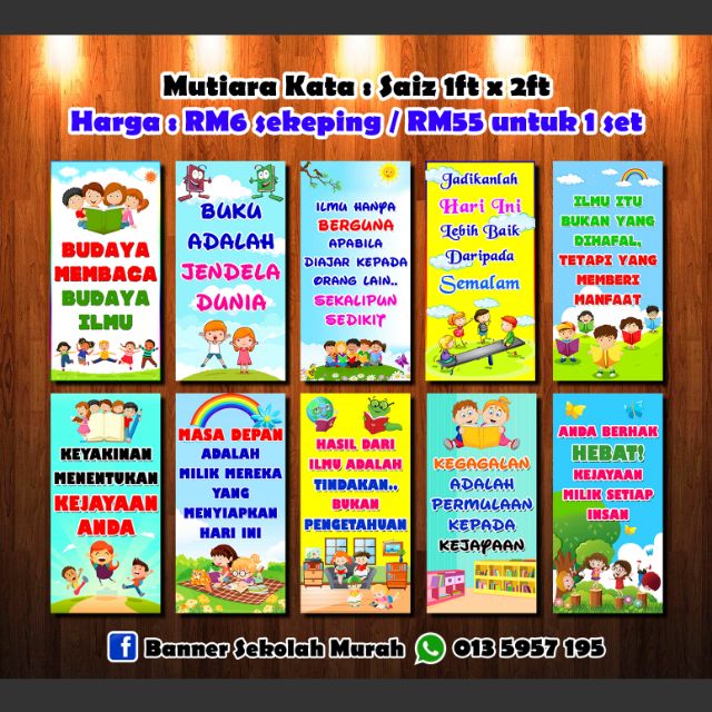 Hiasan Kelas Mutiara Kata Shopee Malaysia