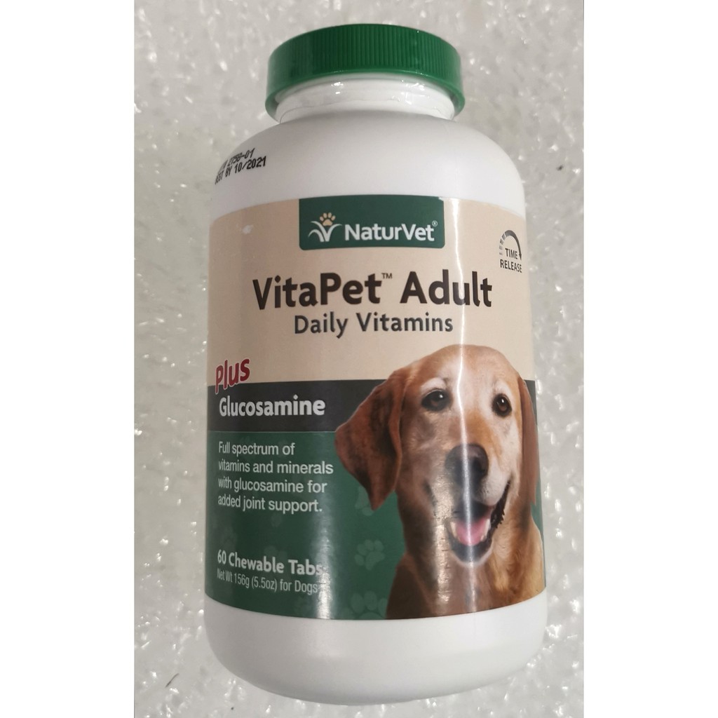 Naturvet Vitapet Adult Daily Vitamin Plus Glucosamine Chewable