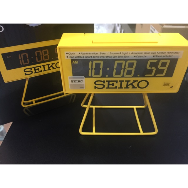 Seiko Digital Alarm Clock QHL062 QHL062Y Shopee Malaysia