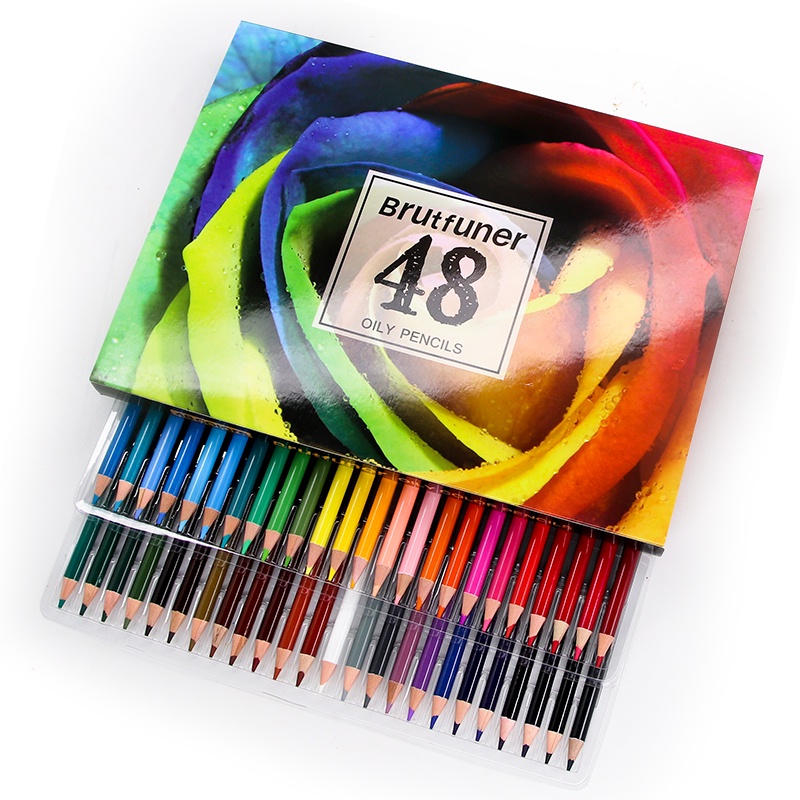 Brutfuner Colours Water Color Pencil Professional Oil