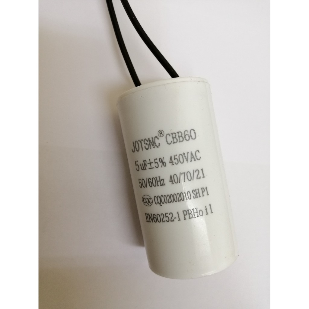 CBB60 Washing Machine Capacitor Capasitor Starting Motor 80UF 70UF 60UF