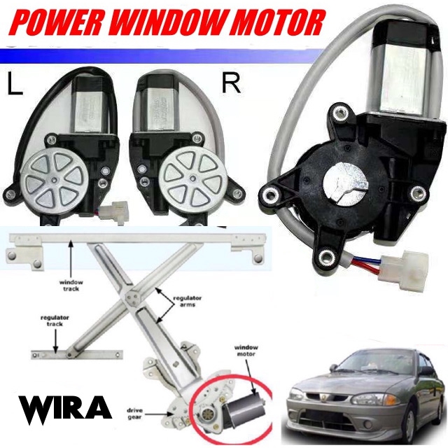 Power Window Motor Proton Wira Satria Gti R Putra Gear Power Window