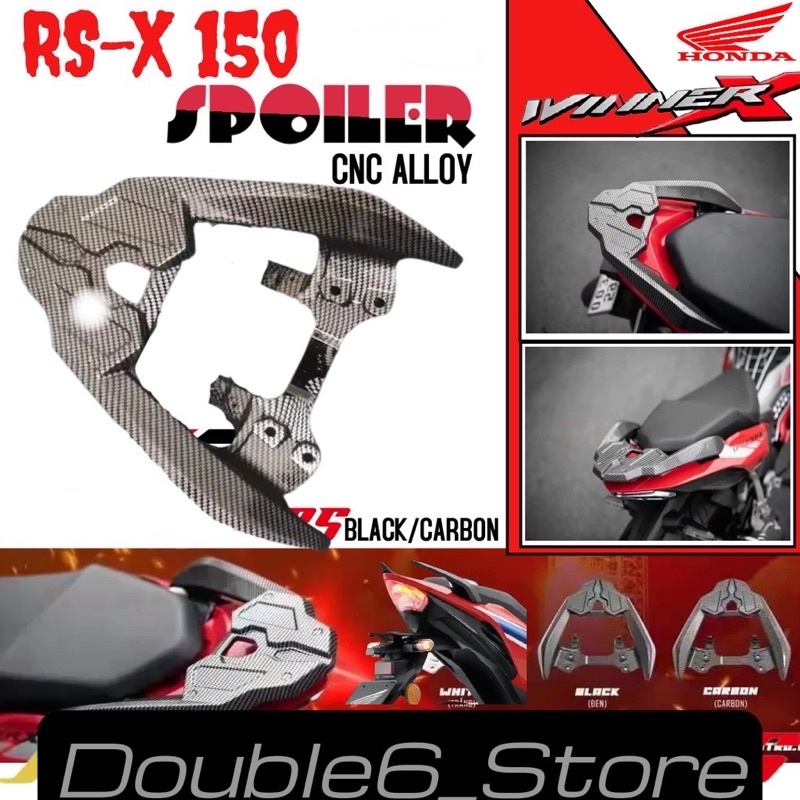 Honda Rsx Winner X Rocket Spoiler Cover Cnc Alloy Belakang Rear