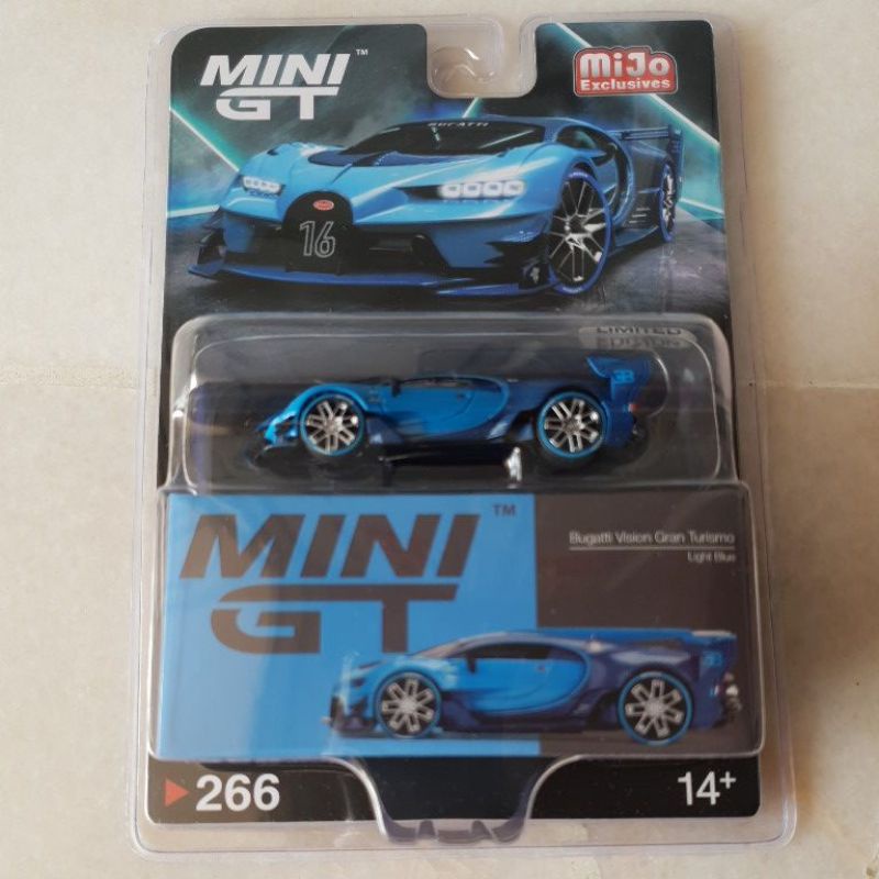 Mini Gt Bugatti Vision Gran Turismo Light Blue Mijo Exclusive