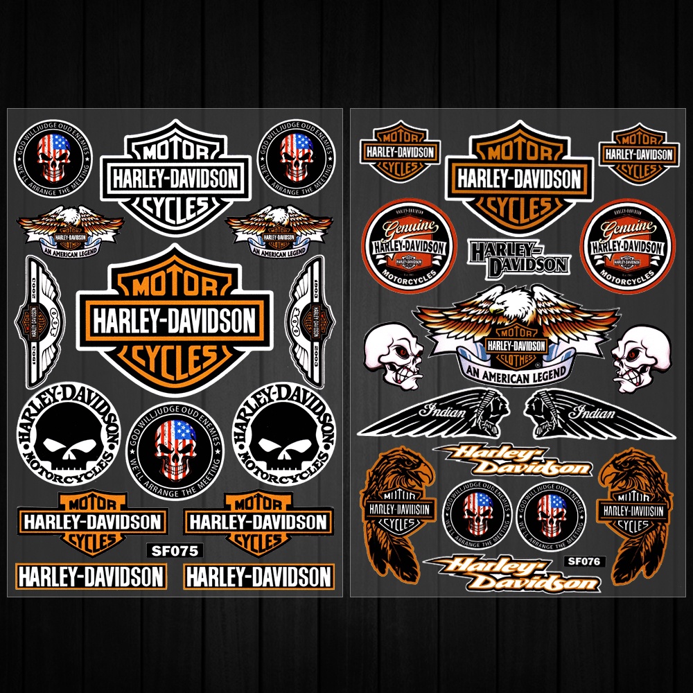 Harley Davidson Motorcycle Stickers Are Suitable For All Harley Models