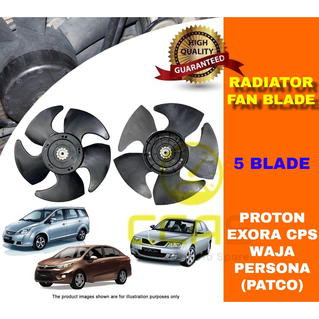 Radiator Fan Blade Air Cond Fan Blade Blade Proton Waja Persona