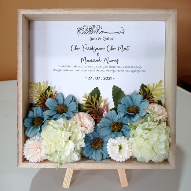 READY STOCKGUBAHAN FRAME MAS KAHWIN DUIT HANTARAN MURAH BAJET BUNGA