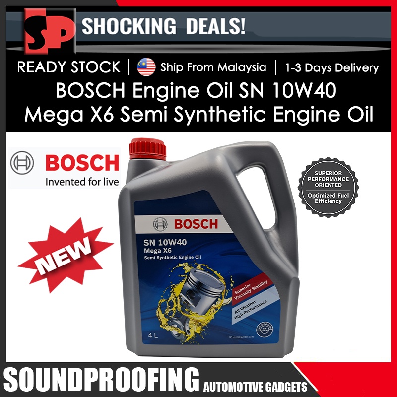 Bosch Engine Oil Sn W Mega X Semi Synthetic Engine Oil L